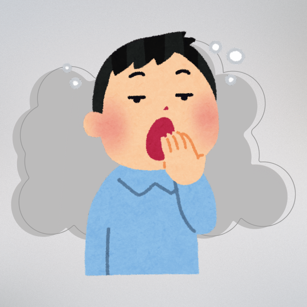 日常的に体調を崩している