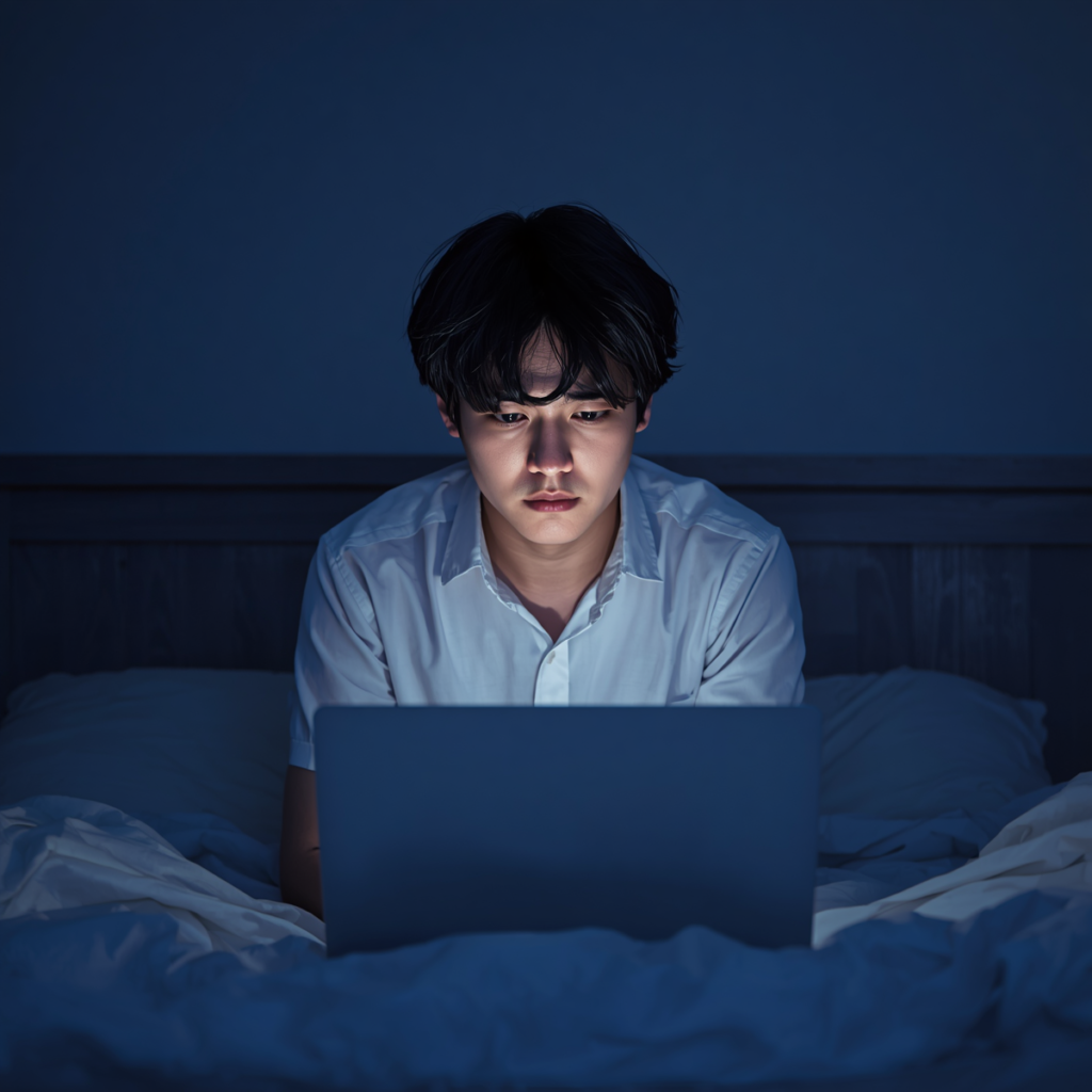 転職活動で心が折れそうになっている様子