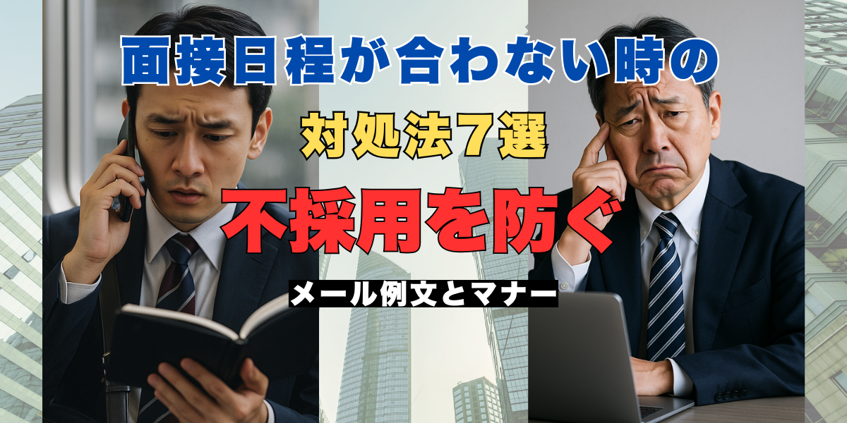 面接日程の調整をスマートフォンで確認するスーツ姿の男性