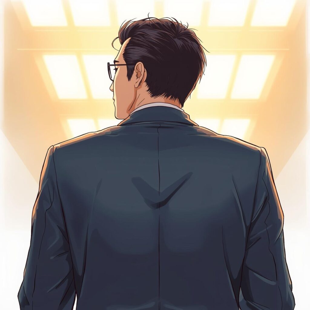 転職時期について整理し前向きに判断しようとするイメージ