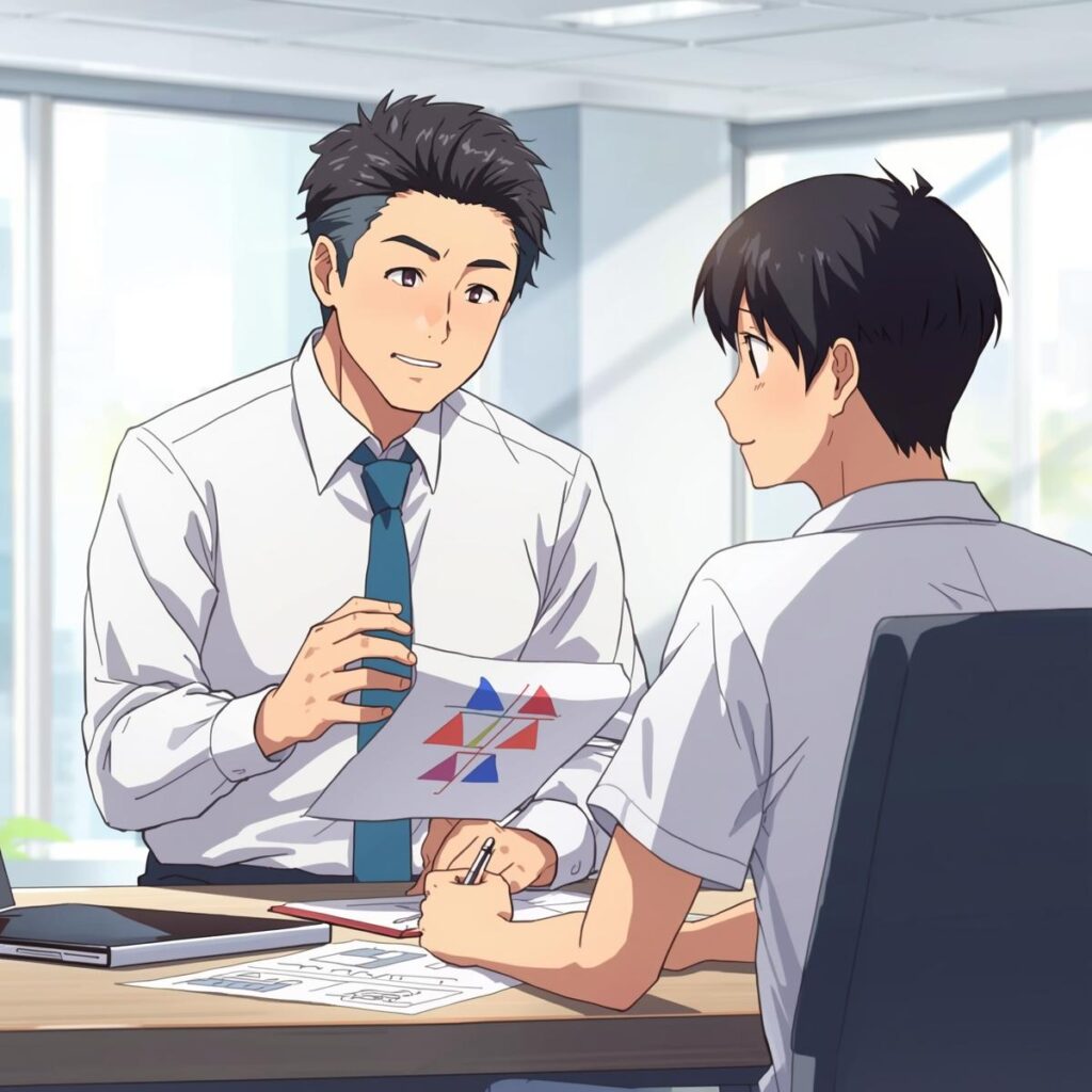 採用担当者が未経験20代を見る視点を表したイラスト