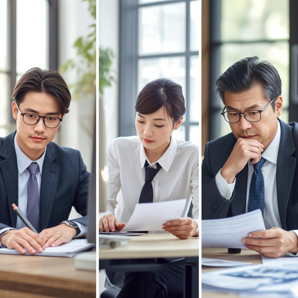 年代別に転職の考え方が異なる様子のイメージ