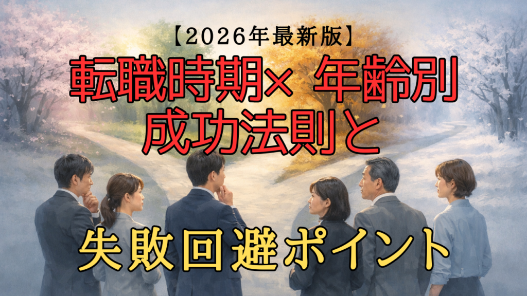 転職時期と年齢の違いに悩みながら進路を考える日本人ビジネスパーソン