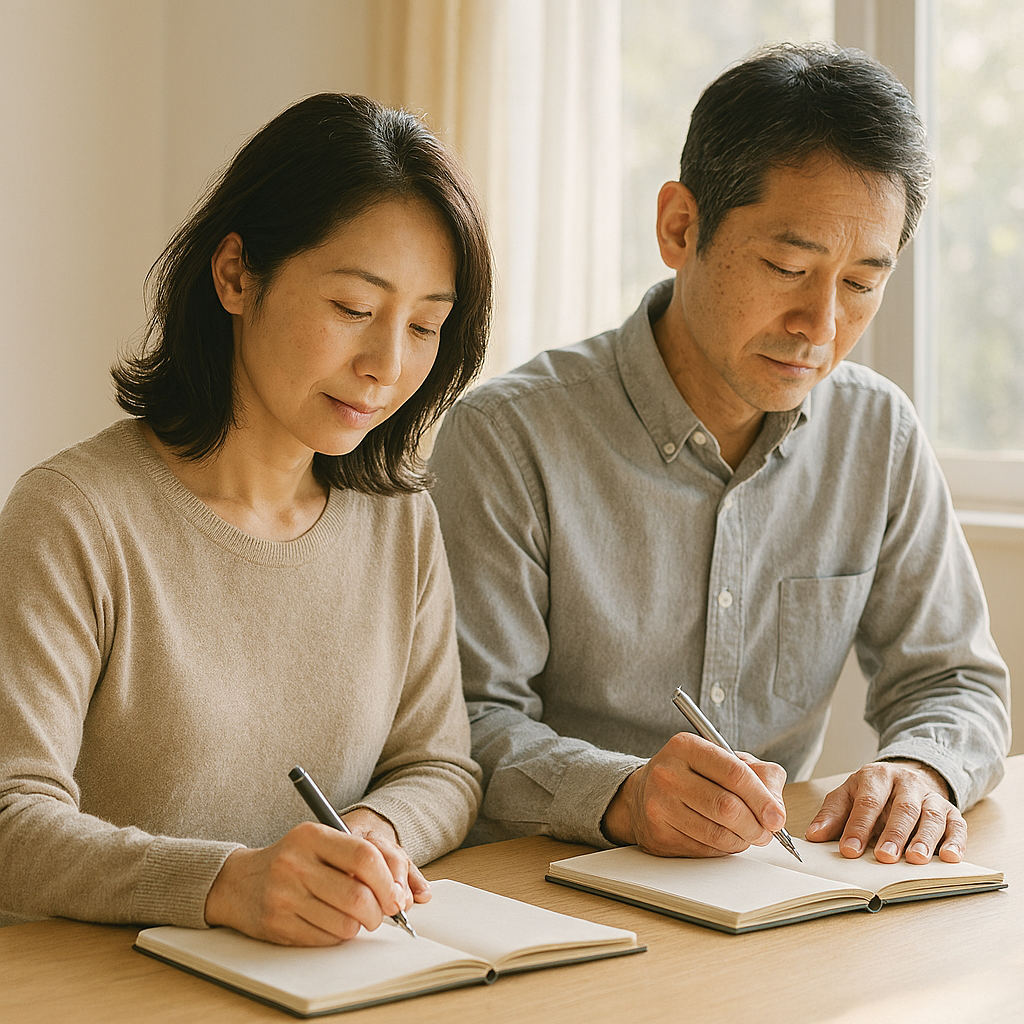 転職後に自信を取り戻そうと整理する40代