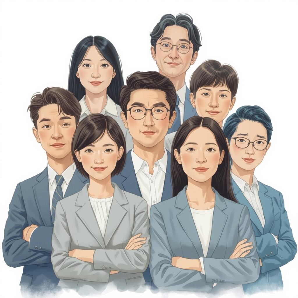 年代別に工場夜勤の働き方を考える20代・30代・40代のイラスト
