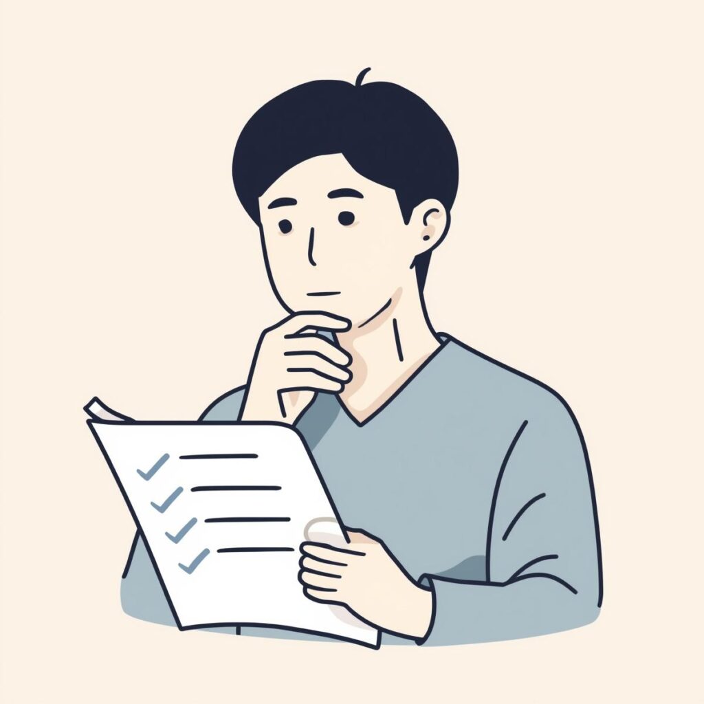 夜勤に向いているかどうかをチェックする様子