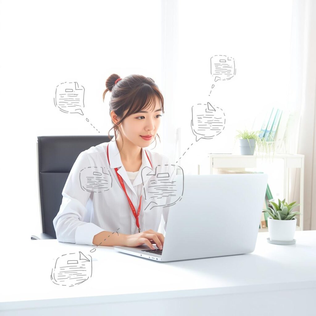 次の職場選びを前向きに考える人物のイメージ