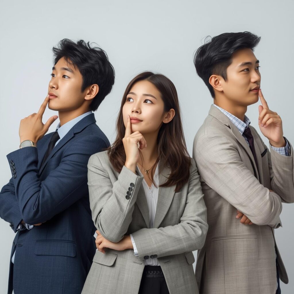 自分に合う就職活動の進め方を考えて選ぶ20代のイメージ