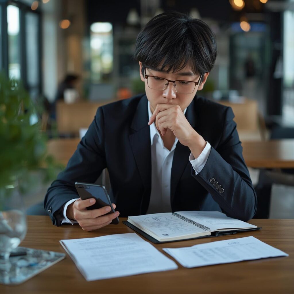 今の会社に残るか転職を続けるか判断材料を整理する人