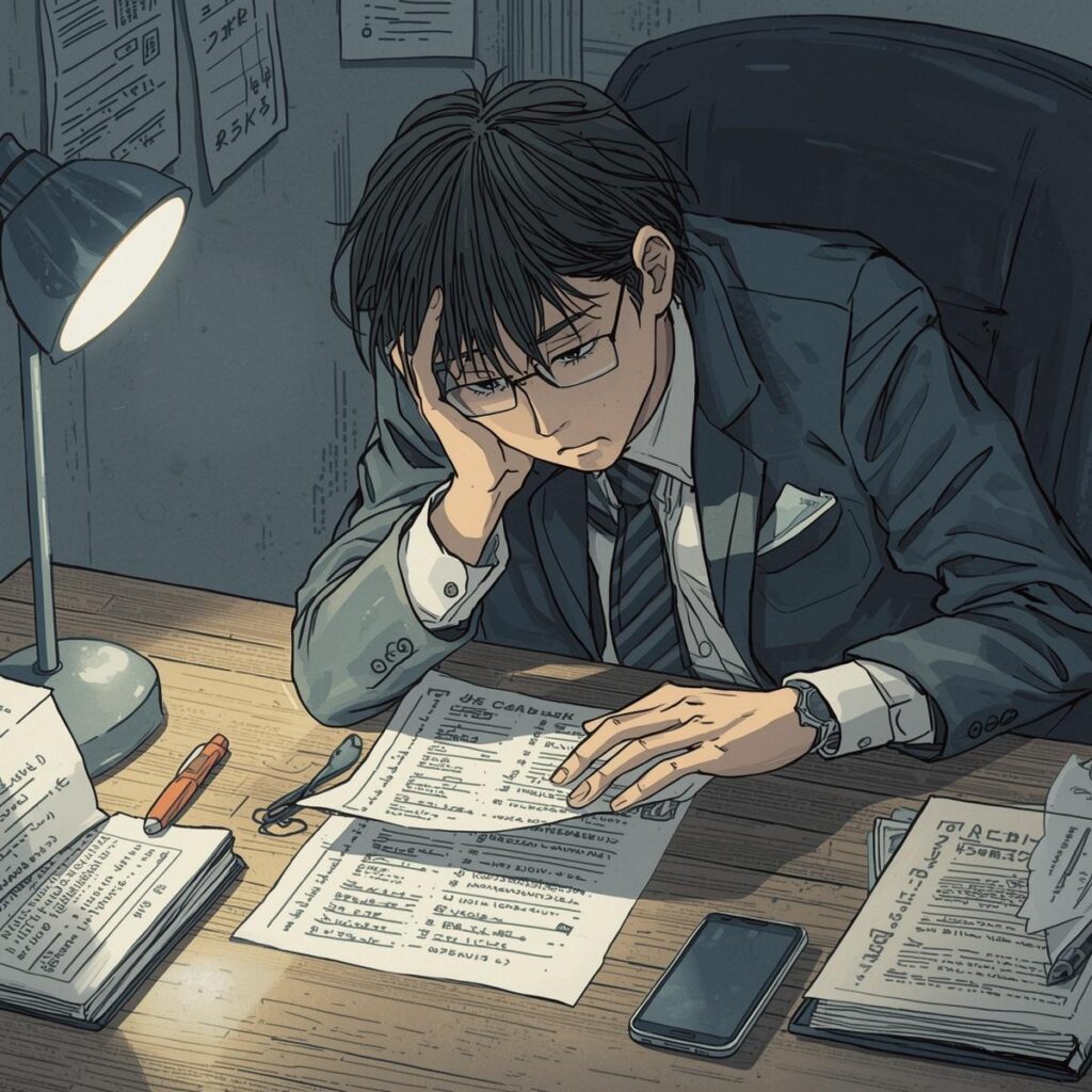 履歴書の自己PRが書けず悩む転職者のイメージ