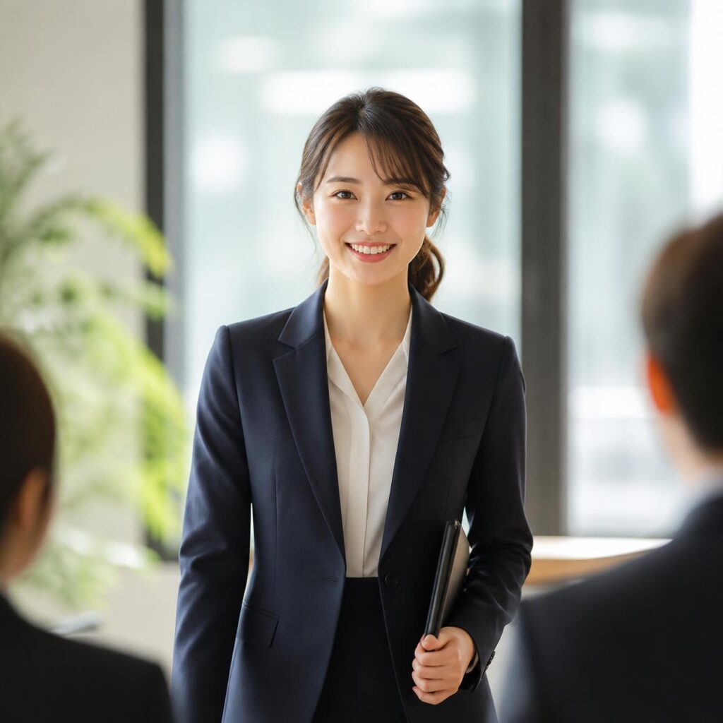 自己PRを整理し自信を持って転職活動に臨む様子