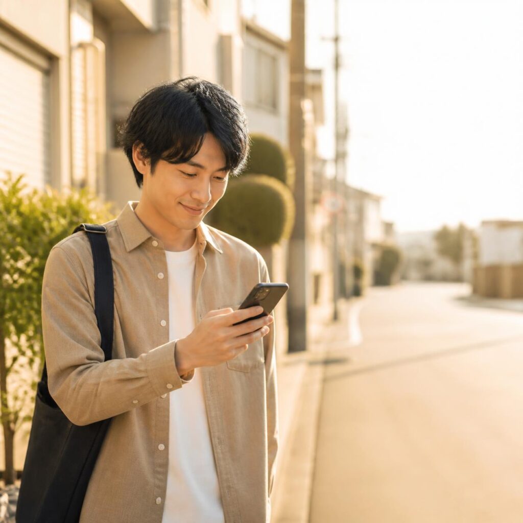 自分に合う環境を探して前向きに歩き出す人物