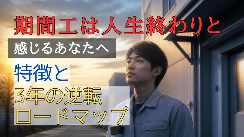 期間工で人生終わりと感じ朝日を見上げる日本人男性