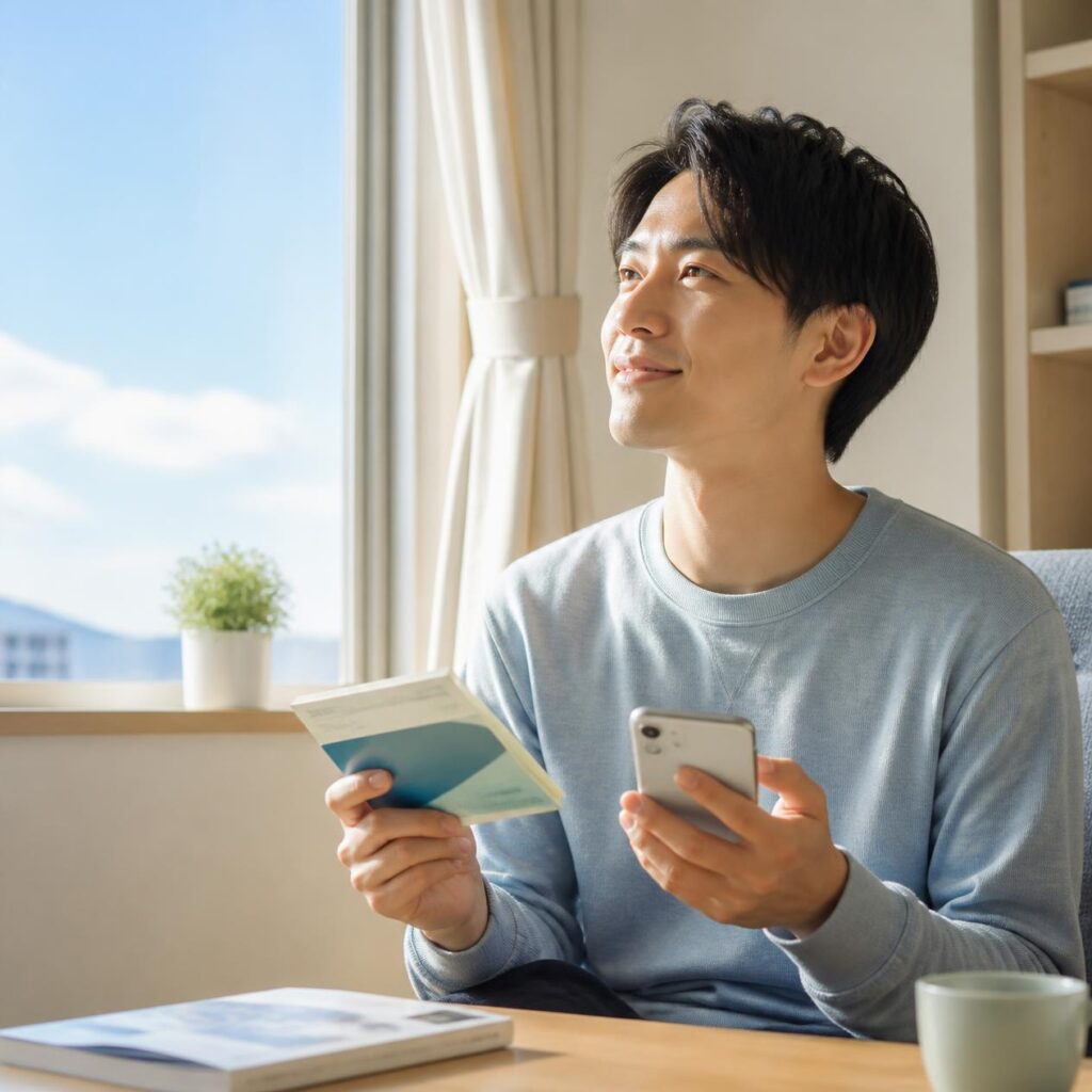 期間工から次のステップへ前向きに進む日本人男性
